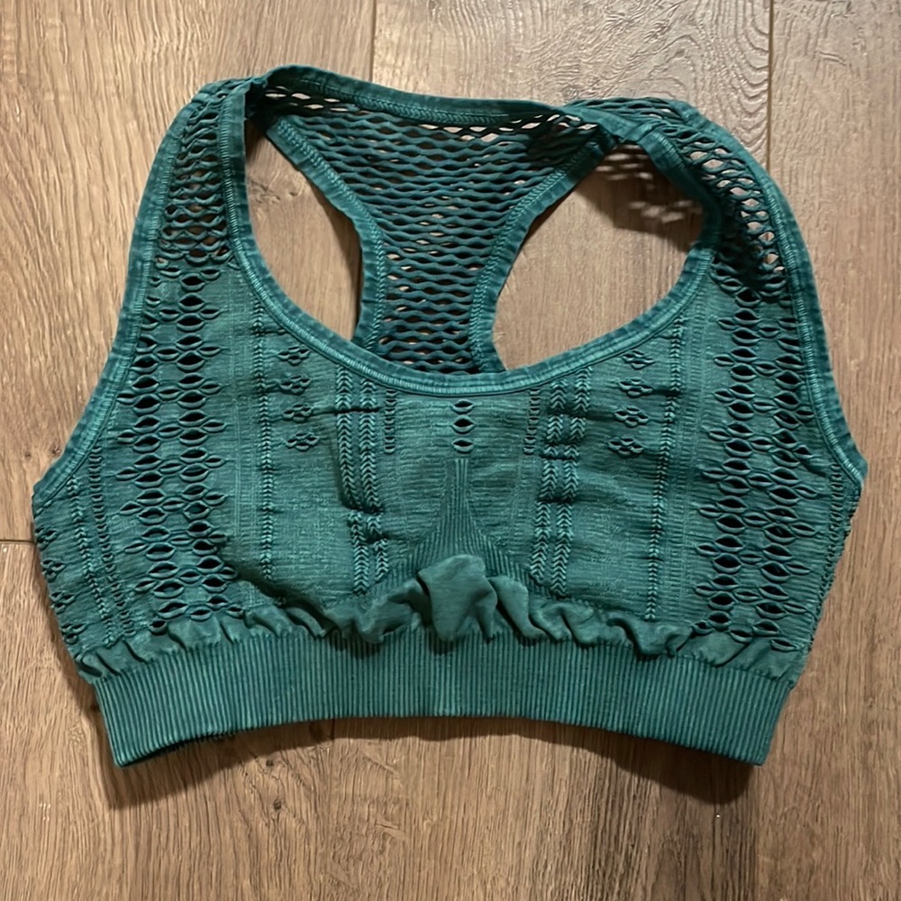Nikibiki teal sports bra